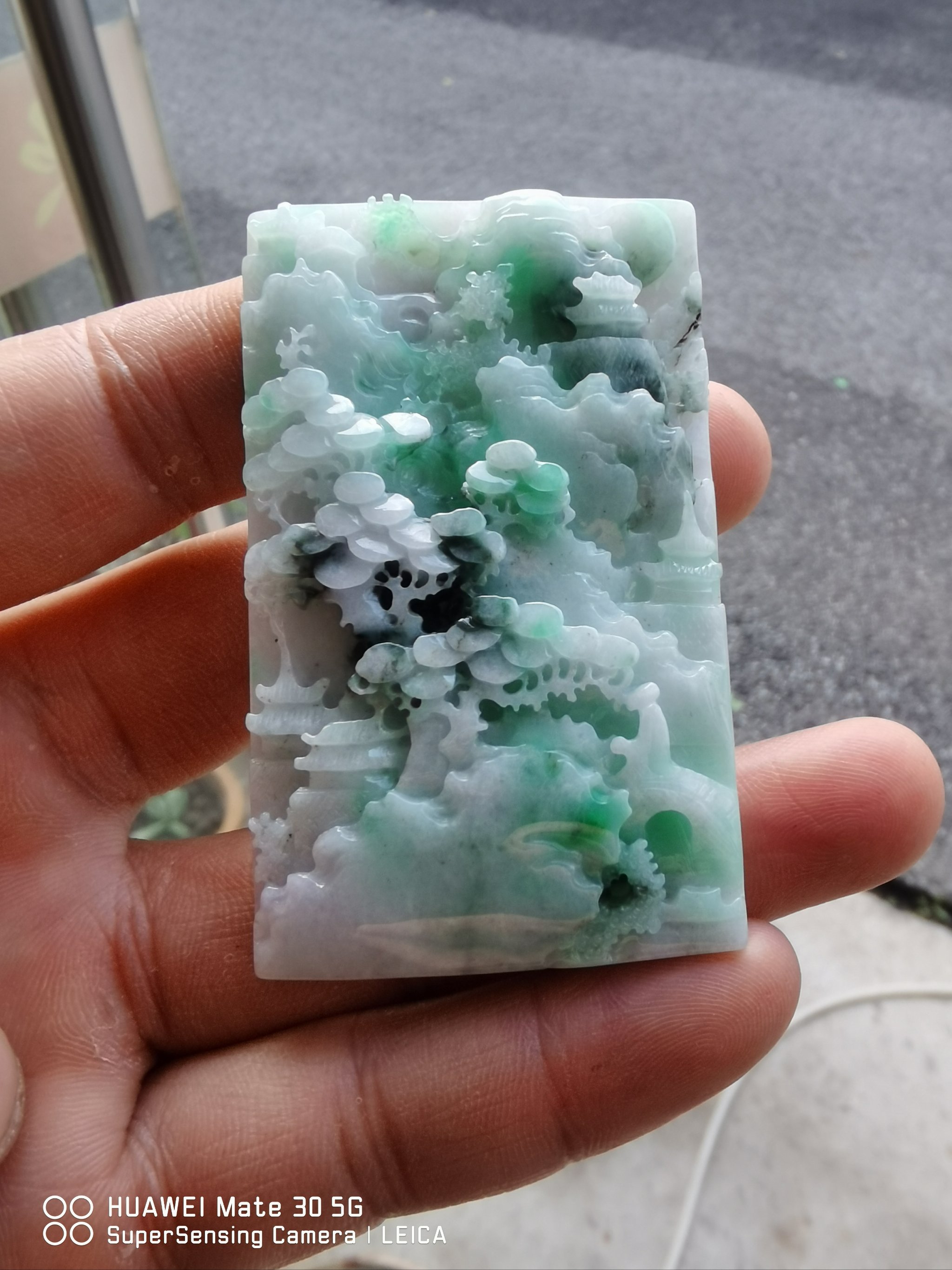 翡翠山水挂件价格表