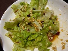 炝拌生菜-刘胖子家常菜·蹄花焖藕(中南店)