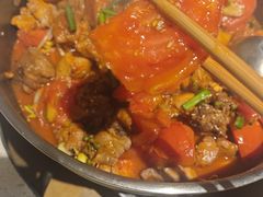 -贵州辣子鸡番茄鸡
