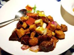 杏鲍菇炒牛肉粒-江南赋(内蒙古大厦店)