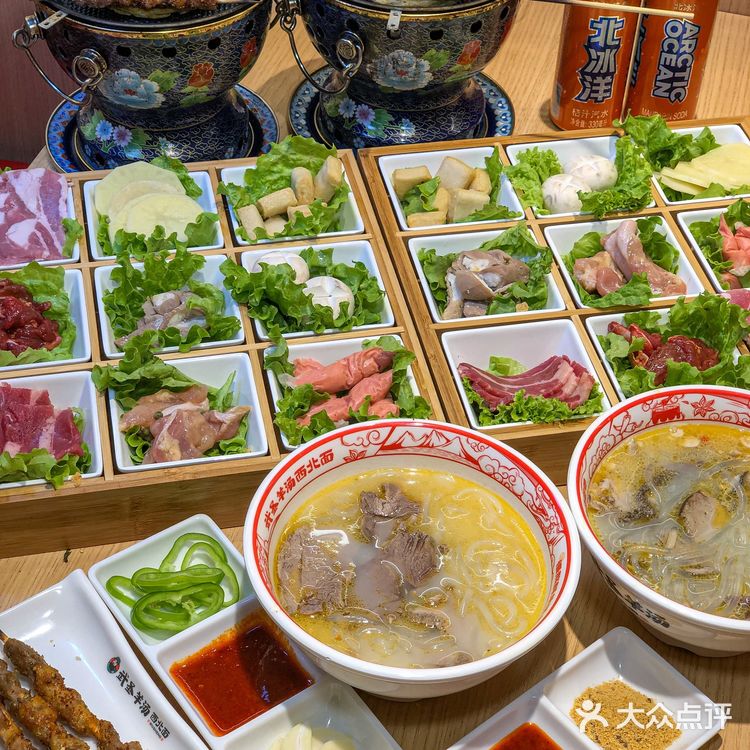 武圣羊汤你太会了‼竟然上新了九宫格烤肉🍖