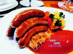 纽伦堡香肠配酸菜、土豆泥-兰特伯爵西餐厅·啤酒屋(方庄店)