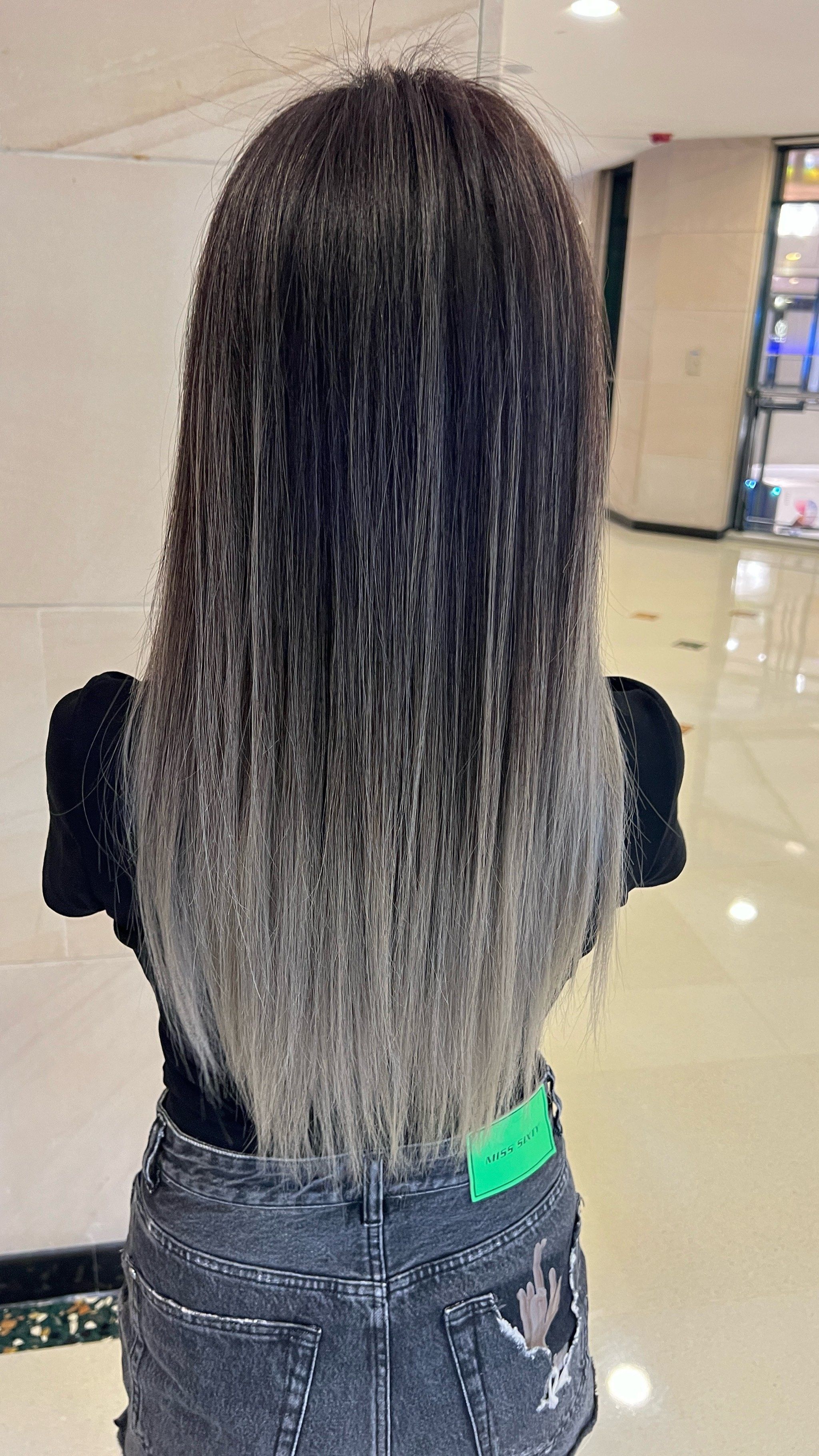 渐变色发的柔情