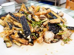 茄子拌扇贝-华圆美食