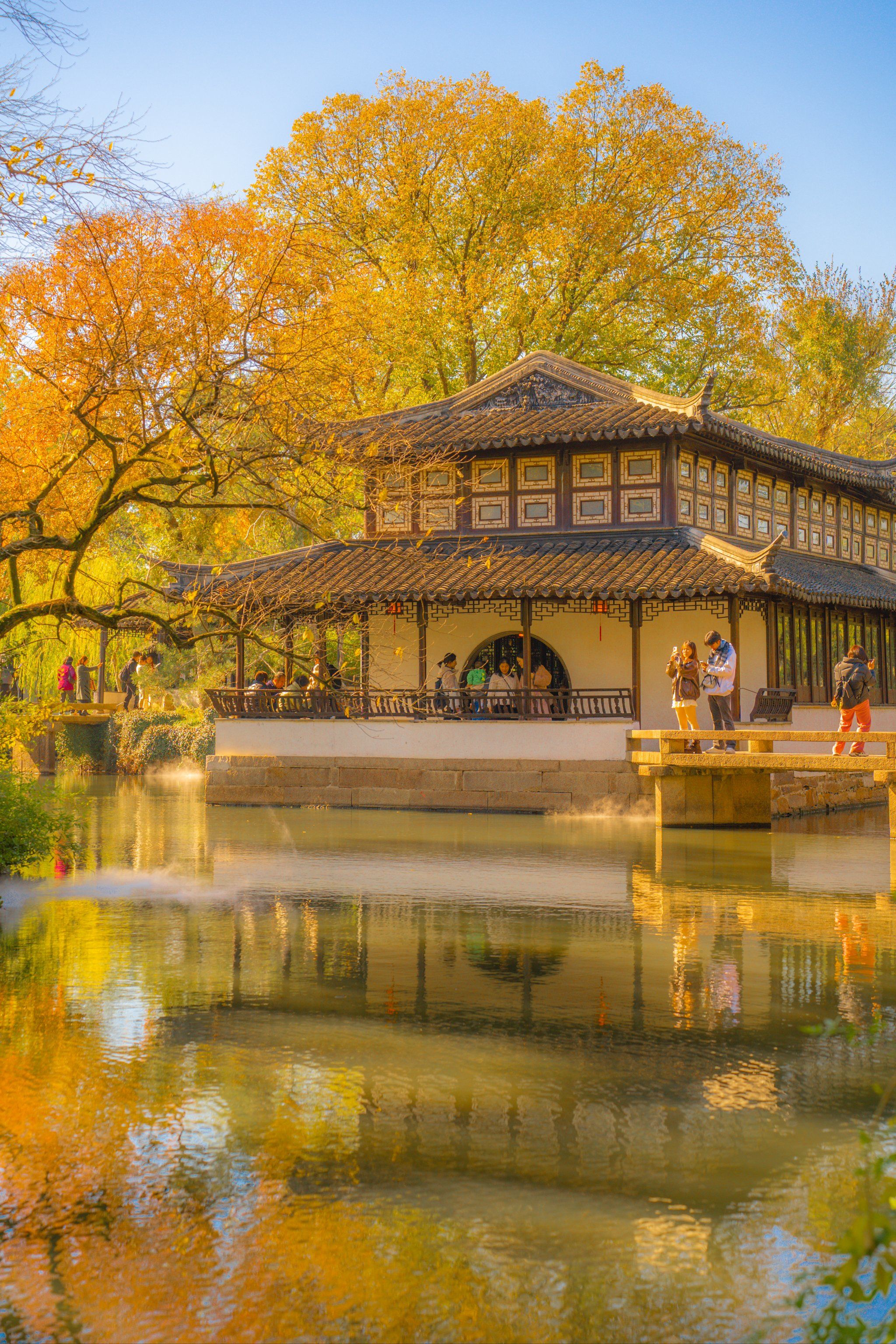 秋冬是拙政园的绝对领域🍂苏式美学极致‼️