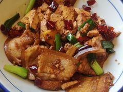 豆腐干回锅肉-黔蘑菇四季餐厅(观山湖店)