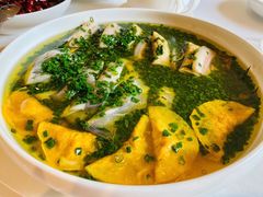 葱油东海鲳鱼拼鲜肉黑松露百叶包-玫瑰厅上海菜(兴国路店)