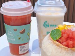 西瓜凤梨汁-胡麻地果研所(兰州中心BM店)