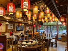 -东来菜馆•手抓海鲜家常菜•海鲜锅贴(鸽子窝店)