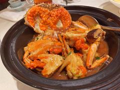 黄金膏蟹焗走地鸡-皇朝会.经典传统粤菜(外滩店)
