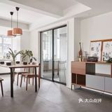 130㎡清爽北欧风格大户型装修，客餐厅采光超棒