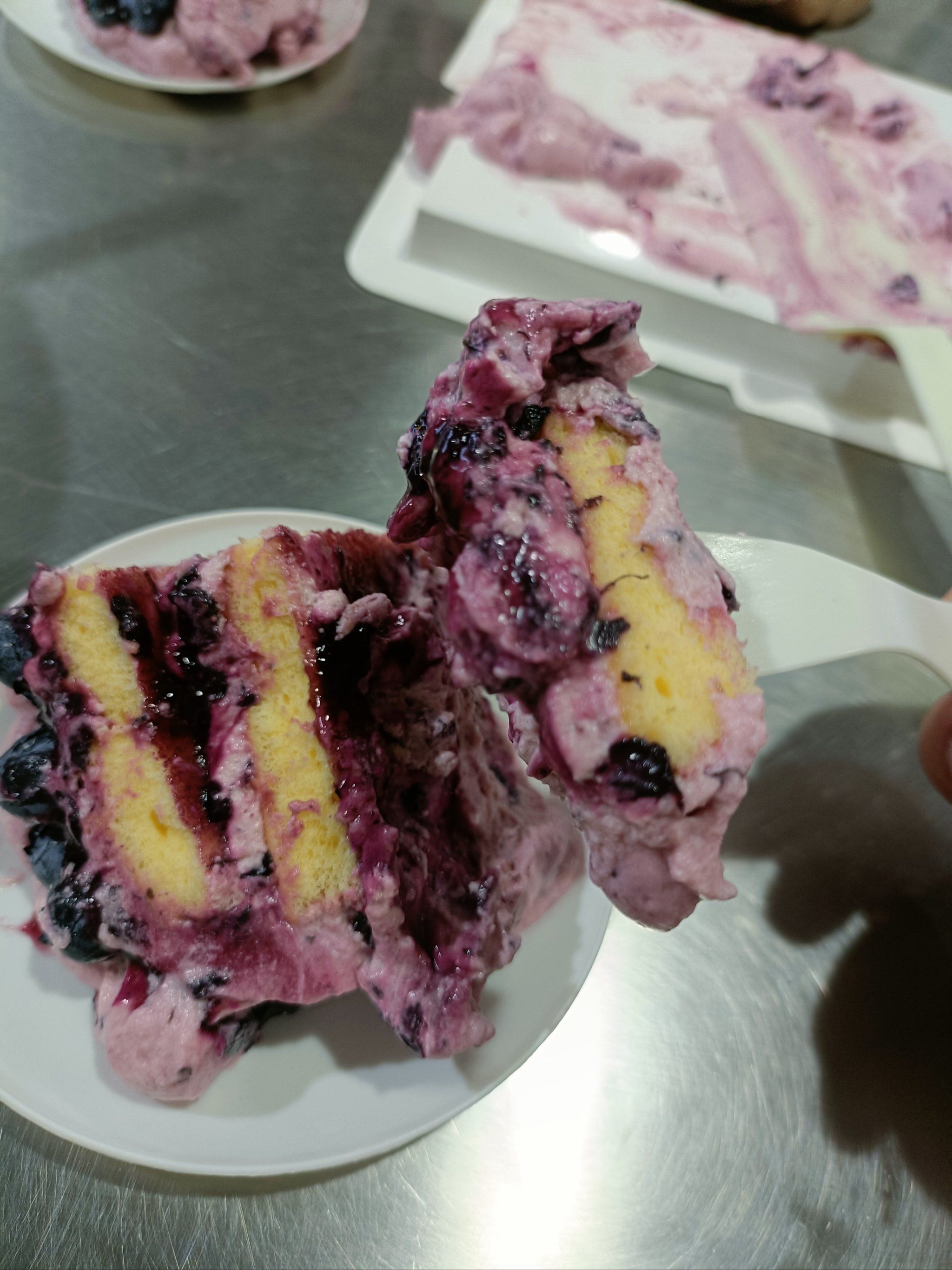 甜蜜满分!蓝莓蛋糕