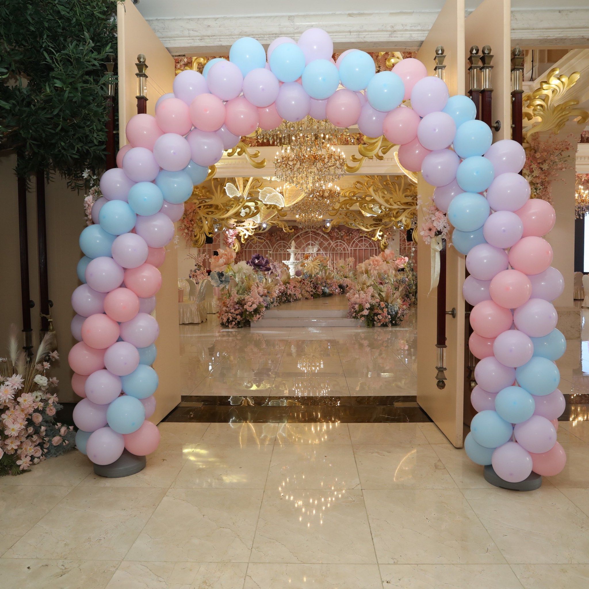 十岁生日的气球拱门