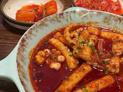 泡菜炒鱿鱼-쌍화점 霜花店·朝鲜族料理(徐家汇店)