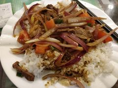 孜然炒肉盖浇饭-河州春清真西北特色美食(虎踞路店)