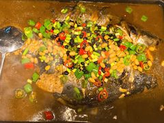 -探鱼·鲜青椒爽麻烤鱼(天一广场店)