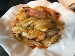 明虾烧菜芯-东莱馋房(陆家嘴店)