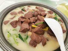 韭香鸭血鹅肠-怡园饭店-餐厅(四望亭店)