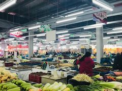 自助取餐区-万家邻里彩香菜市场