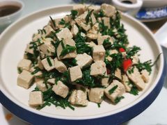 沙葱拌豆腐-宁夏国强手抓羊肉·清真菜(未央路凤三店)