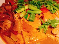 鱼杂炖豆腐-日丰园海肠水饺·老字号大连海鲜(和平广场店)