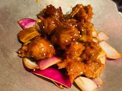 蒜香蜜汁排骨-绿茶餐厅(蓝色港湾店)