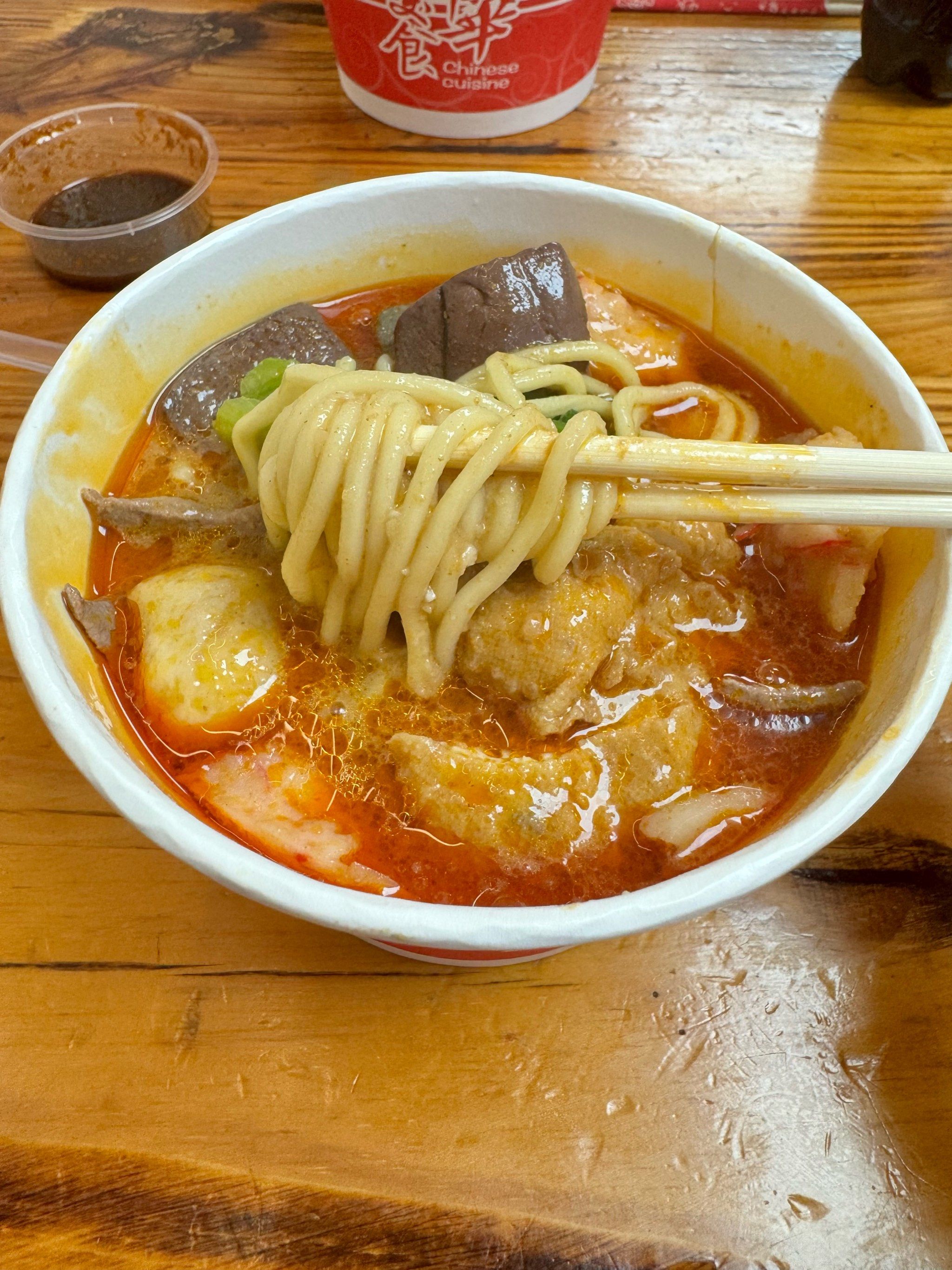 在中山路的沙茶面有太多了