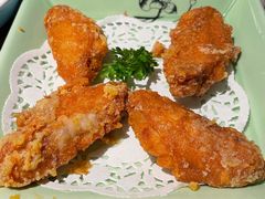 蛋黄鸡翅小份-新白鹿餐厅(松江开元地中海店)