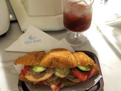 蟹柳可颂-Oasis coffee燕谷咖啡(公信店)