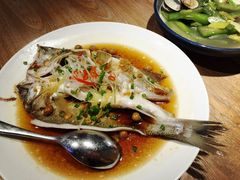 嘉义破布子鲜蒸海鲈鱼-芒果爆爆(东海缤纷店)