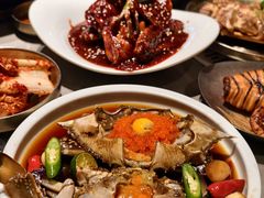 -草家酱蟹炭火烤肉店(珲春南路一店)