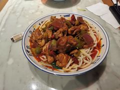 辣子鸡拉条子拌面-贺秦生陕面王(富力城店)