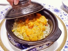 锅烧蟹粉茼蒿菜饭-Yan Ting 宴庭中餐厅(上海静安瑞吉酒店)