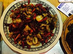 辣子肥肠-郑件洋芋饭庄