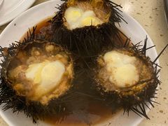 海胆蒸鹌鹑蛋-港畔赶海蒸汽海鲜烧烤自助(仙螺岛店)