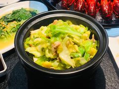 干锅包心菜-潮三爷砂锅焗海鲜·生腌·海鲜粥(朝晖店)