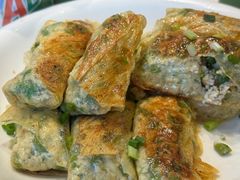 煎豆腐竹包-山水人家