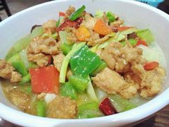 辣子鸡丁三鲜煮馍-老西安韩记三鲜煮馍(四府街店)