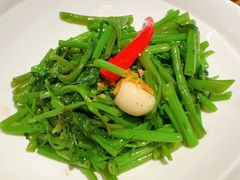 秘制虾酱炒空心菜-帕蓝·暹罗料理(大学路店)