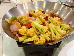 干锅花菜-新长岭大酒店酒楼