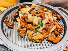 经典葱爆小羔羊肉-悦融·京鲁菜·露台花园(安定门店)