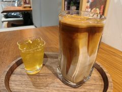 红豆沙拿铁-Line 咖啡(石厦花园店)