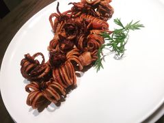 香炸小鲜鱿-将相和·海鲜蒸饺大连菜