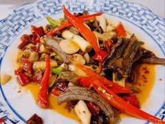 爆炒土鳝鱼-百年粉蒸牛肉