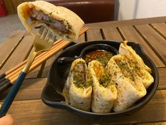 豬排蛋餅-甘单茶事小馆(洋河店)