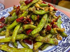 干煸扁豆-北大地皖峰饭馆