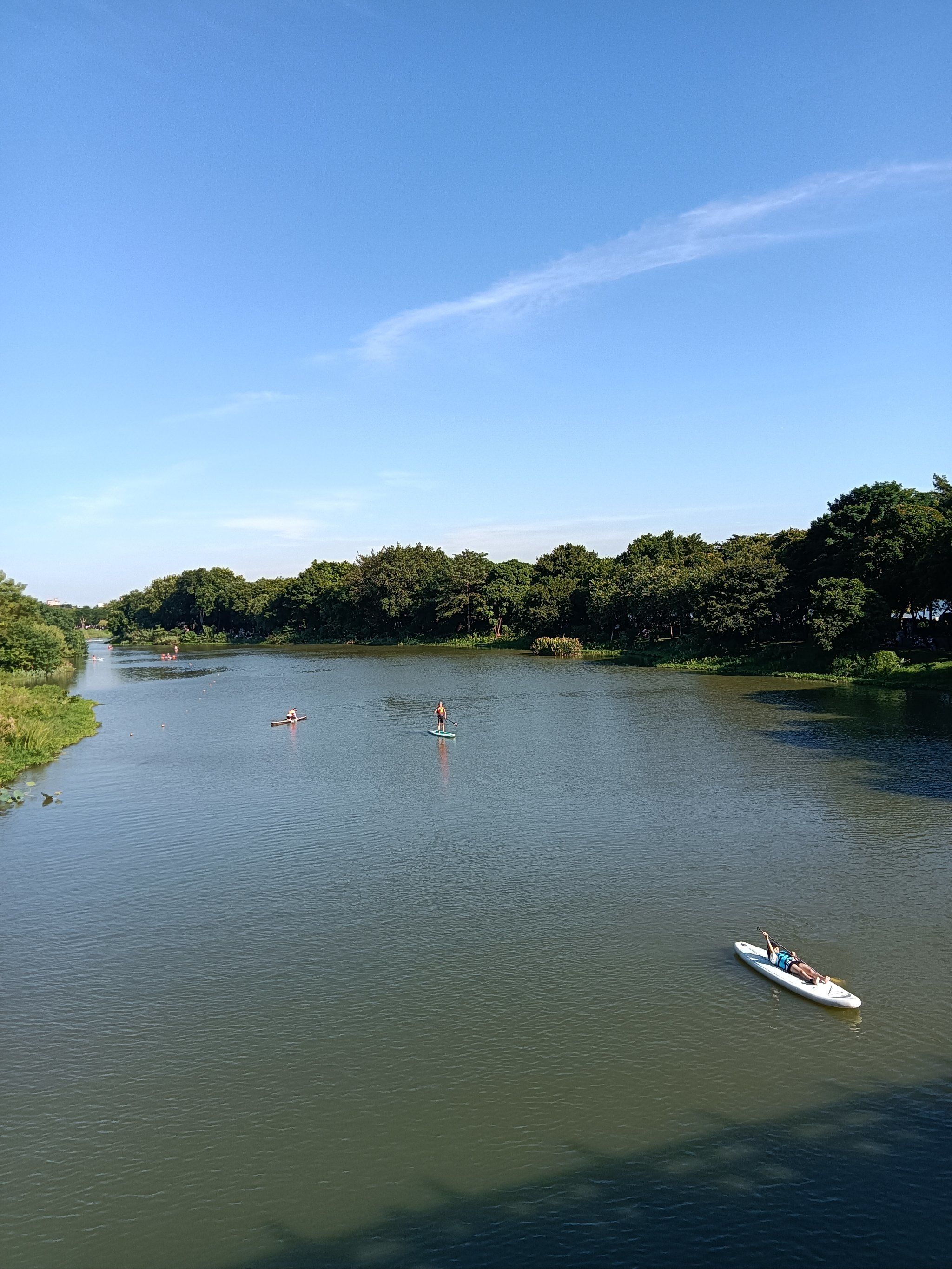 碧水蓝天,海珠湖公园值得常来