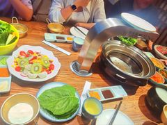 -明洞阿姨·韩式酱蟹烤肉·创意料理(三元桥店)