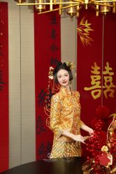 -桃子造型婚纱礼服(凤起广场店)