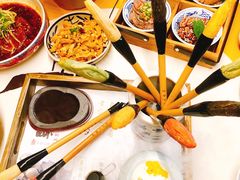 五彩毛笔酥-长安大牌档之西安博物院文化餐厅(中贸店)